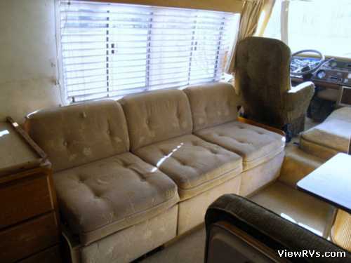 1984 Airstream 345LE Classic Motorhome (B) Interior Sofa