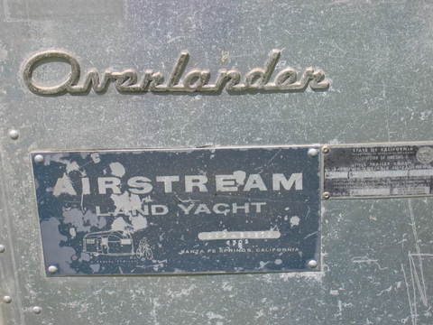 1963 Airstream Overlander Travel Trailer