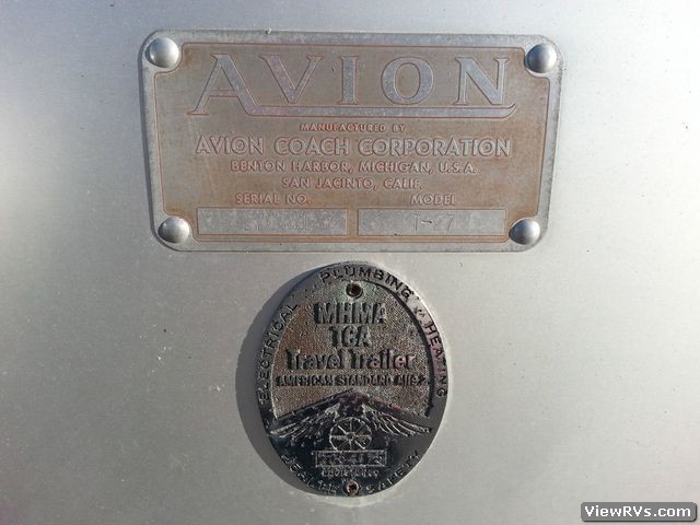 1966 Avion Trailer Travelcader