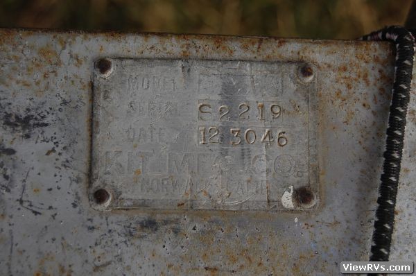 1946 Kit Manufacturing Teardrop Travel Trailer (A)